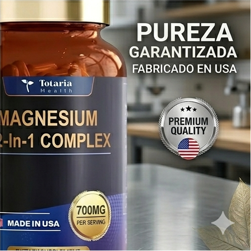 Magnesio Complex 12-en-1: Recuperación, Energía y Descanso Profundo | 120 Cápsulas